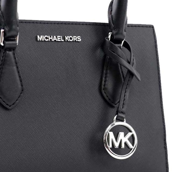 Michael Kors Sheila Small Center Zip Satchel Shoulder Crossbody Bag 
Black - Picture 3 of 13